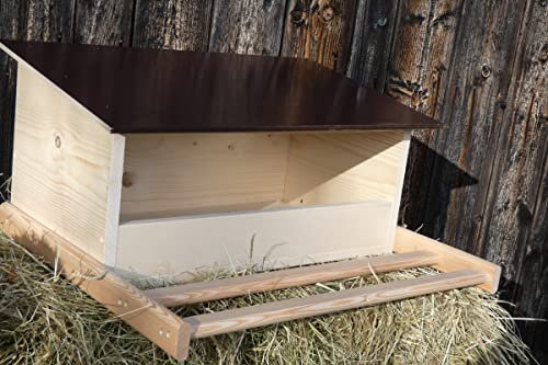 Nistkasten Nisthilfe für Turmfalke und Baumfalke nach NABU witterungsbeständig Naturholz Lärche Fichte