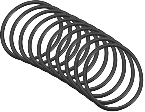 QUARKZMAN Nitrilkautschuk O-Ringe Schwarz 47mm x 40mm x 3,5mm 10 Stücke | Rund Dichtungsscheibe für Wasserhahn Klempner Reparatur Dichtung Verbindung