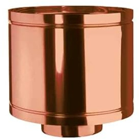 Brico Kit - Terminale controventato doppia parete rame coibentata lana minerale - Diametro: 150mm