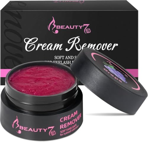 Crema Removedor de Pegamento para Extensión de Pestañas Pelo a Pelo Ligero Sabor Uva 5g Eyelash Glue Remover Beauty7