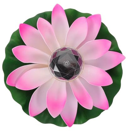 DOITOOL 3pièces Lampes De Décoration Solaire Led Lotus Coloré Pour Piscine Éclairage Extérieur Étanche Et Flottant Ambiance Élégante Pour Étangs Et Jardins