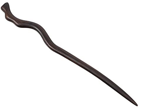 VINTORKY Vintage Schwarzer Ebenholz Haarstab Aus Holz Antikes Design Für Mittleres Bis Dickes Haar Eleganter Haarschmuck Für Frauen Und Mädchen Natürlich Duftender Handgefertigter Haarschmu
