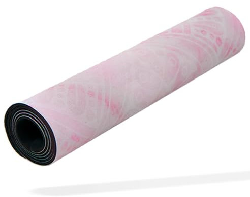 MATCHU - Estera de yoga Deluxe - Para fitness y yoga - Con diseño único de mandala - 172x61x0,6cm - Antideslizante - Alfombrilla de gimnasio - Alfombrilla de gimnasia - Fácil de limpiar (Estera de