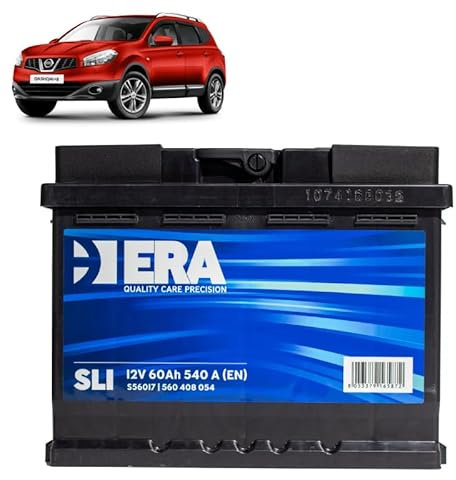 Batteria 60Ah per Nissan Qashqai 1.6 2.0 benzina 2006-2011