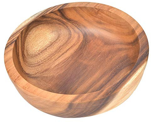 Cuenco Extra Grande para Ensalada Grande, Tamaño Extra Grande, de Madera, Cuencos para Sopa (32,5 * 10,5 cm)