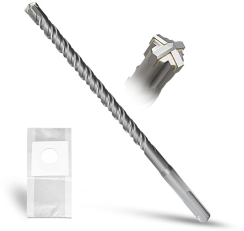 METOTY SDS Plus Bohrer 10mm×210mm，Steinbohrer,Hammerbohrer,Betonbohrer,Für Stein,Beton,Naturstein,Ziegelmauer