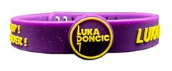 Doncic Wristband – #77 Silicone Bracelet – Purple and Gold Fan Gear – MVP Playmaker Accessory for Game Day and Daily Wear