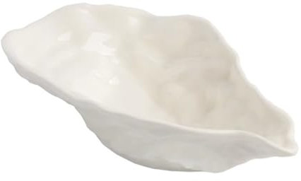 Garneck Plato De Ostras Cerámica Plato Bandeja Para Frutas Cuerno De Cerámica Utensilios De Cocina