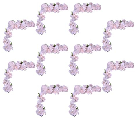 Psdndeww Confezione di 10 Ciliegie Fioritura Vite Artificiale 180 cm Lunghezza realistica Sakura Ghirlande Per Matrimonio E Decorazione Domestica