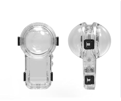 Custodia protettiva subacquea impermeabile invisibile per fotocamera Insta360 X5 con foglio anti-appannamento, staffa e tasca di raccolta (base con fibbia rapida)