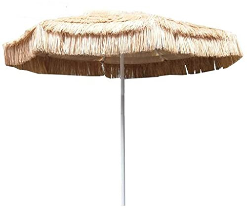 CAFIEDR Ombrellone da Giardino, ombrellone in Paglia Senza Base, ombrellone da Spiaggia Hawaiano Impermeabile, per Giardino, Piscina, Patio, ombrellone in Paglia per Esterni