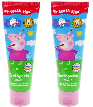 Children’s Toothpaste Bundle of 2 (75ml Each) – Gentle Fluoride Formula, Fun Flavor, Supports Strong and Healthy Teeth