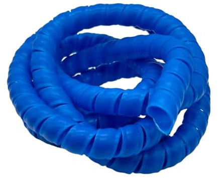 Styire Gaines de câble spiralées colorées de 1 mètre, diamètre 10 mm/14 mm, Tube d'enroulement retardateur for la Protection des Fils Gaine de Protection(Blue,ID 10mm)