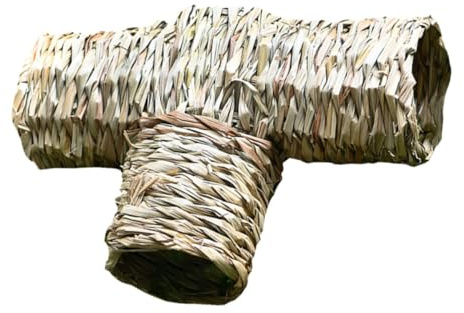 KOCKSHION Túnel Creativo para Mascotas Hámster Casa de Alfa Natural, Juguete de Ejercicio y Nido Divertido para Entretenimiento de Pequeños Roedores