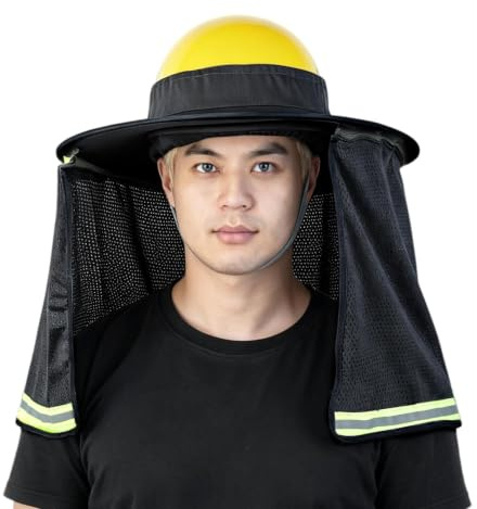 Visera Solar para Casco De Seguridad Protector Transpirable Impermeable