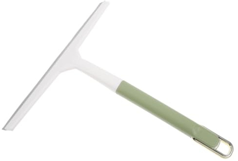 INOOMP Limpiaparabrisas de Ducha para Puertas de Cristal y Superficies de Vidrio, Diseño Innovador, Goma Resistente y Color Verde Claro para Limpieza sin Rayas Hogar