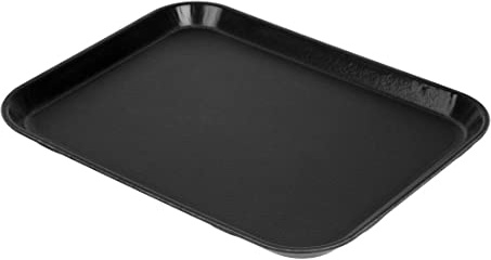 Cambro DS516 Epictread - Vassoio rettangolare in fibra di vetro, antiscivolo, 35 x 27 cm, colore: Nero