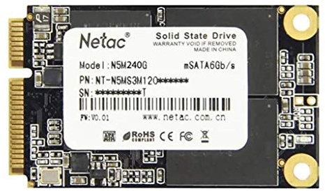 Tubayia - Hard disk interno MSATA da 2,5 pollici, 240 GB, SSD per laptop, tablet, desktop
