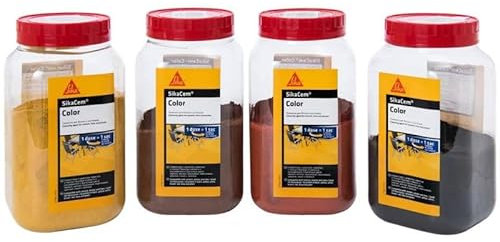 Sika Cem Color – Colorante para mortero, cal y yeso – Sika – Marrón – 700 gr