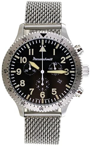 Messerschmitt Aristo Herren Uhr Chronograph Fliegeruhr ME-5030MVintage