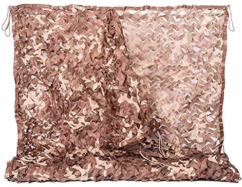 Filets De Camouflage Voiles D'ombrage Auvents Renforcé Camo Filet Désert Carport Jardin Décoration Plante Auvents Solaire Toile Net Balcon Terrasse Écran Solaire Pergola Tentes,10×20m/32.8×65.6ft