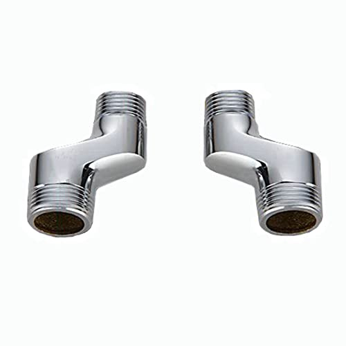 BiaoTeng Excentricas Grifo Ajustable,Reductor Laton 3/4 A 1/2,Accesorios Para Grifo De BañEra,Excentricas Grifo Corta,Excentricas Grifo Ducha,Cromo B
