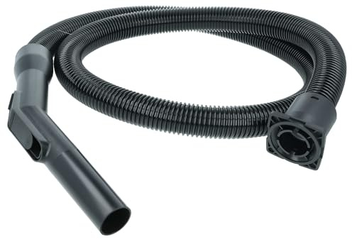 vhbw Ersatz Schlauch kompatibel mit Cleanfix S 21 SW 15 | S 12, S 20, S 05, S 10 Plus, RS 05, S 10 Staubsauger - Flexibel, 2,2 m, Handgriff