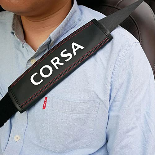 GÉNERIC 2 Stück Auto Gurtpolster Gurtschoner, für OPEL Corsa Interieur Styling Zubehör Gurtschoner