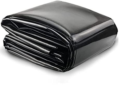 yeSQmi Teichfolie 3x3m 8x10m 10x10m Epdm, wasserdichte Teichwanne Membran Für Koiteiche, Brunnen Garten Fischteiche Bäche Teichfolie, 15.7 Mil Fischteichbettwäsche Undurchlässige Folie (Size : 7x8m)
