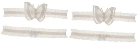 LIFKOME 2stücke Lace Garter Für Damen Elastische Hochzeitsstrumpfhalter Mit Stilvollem Design Für Besondere Anlässe Und Hochzeiten Elegante Accessoires Für Unvergessliche Momente