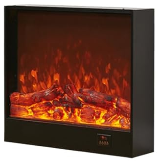 RUNZE765Z Chimenea Decorativa Chimenea eléctrica Chimenea empotrada Hogar Estilo Europeo Sala de Estar Chimenea eléctrica Leña Simulación electrónica Llama Chimenea Eléctrica(800x170x600mm)