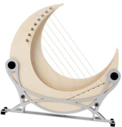 Generic Lyra Harfe, 8 Saiten mit Ständer, Professionelles Einbrett Lyra Harfeninstrument