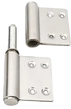 Stainless Steel Self Closing Reversible Door Hinge 4 Inches Thickened Stainless Steel Detachable 4 Inch Anti-Theft Escape Fire Door Hinge