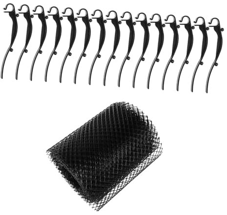 Mipcase Rete Protezione Grondaia in Plastica per Grondaie da Giardino Rete per Grondaia Anti-trabocco Resistente Protezione Foglie e Detriti per Grondaie