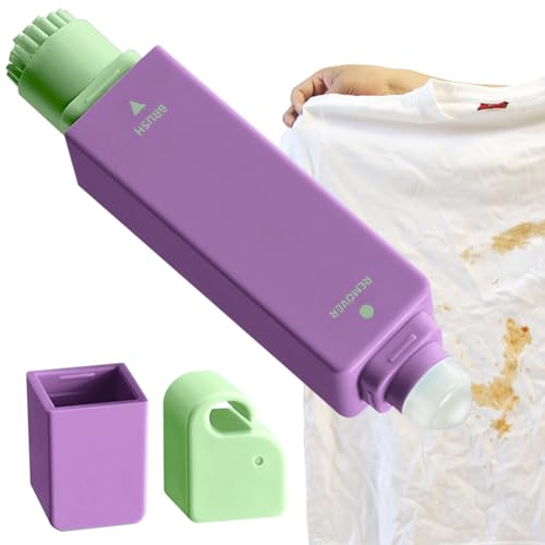 Penna antimacchia da viaggio per vestiti, pulitore di macchie a doppia estremità, strumenti di pulizia portatili per campeggio, spiaggia, picnic, vacanze, cibo all'aperto, grasso, olio