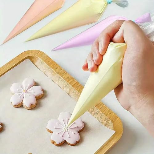 LIUBI Disposable Pastry Bag DIY Cake Cream Decorative Pipe Bag Baked Pastry Frosting Cake Kitchen Baking Tools 100/200/300PCS