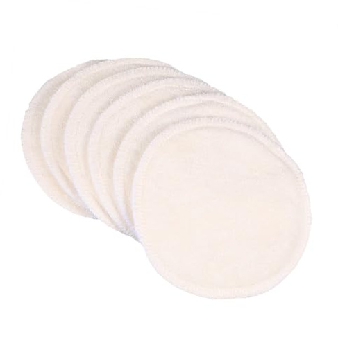 Coppette Assorbilatte Lavabili Anti Perdita 6 Pezzi in Set Bamboo | Fibre di Bambù, Assorbenza Rapida e Protezione, Morbide al Tatto, per Uso Quotidiano