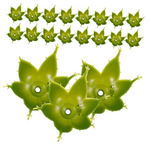 BESTonZON Supports en Plastique pour Bouquet de Roses 60 Pcs, Calices Flexibles Verts pour Compositions Soi-même, Accessoires Décoratifs DIY Mariage et Décoration Intérieure