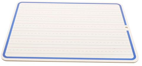 Milisten Tableau Blanc Effaçable à Sec Lignes et Surface MDF, Tableau d'Écriture Portable pour Apprentissage et Activités Scolaires