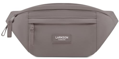 LARKSON Bauchtasche Damen & Herren Braun - Ole - Hüfttasche für Sport Outdoor Stadt - Gürteltasche Stylisch für Festival - Crossbody Bag mit Gurt - Wasserabweisend