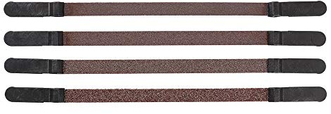 Pégas® Schleifbänder, Breite 6 mm, 4 Stück, je 1x Körnung 80, 120, 240, 320