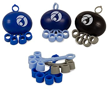 AFH HandMultiMaster® | Handtrainer | Fingertrainer | Unterarmtrainer | 3er Set Schwer