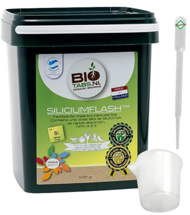 Weedness BioTabs Silicium Flash 9000 ml (4,5 Kg) - Naturdünger Grow Flüssig Bio Orchideen Bonsai Organische