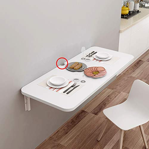 KDDEON Wandklapptisch mit Gewindelochdesign,Wandtisch Klappbar Schwimmender Schreibtisch für Kinder,Computertisch,Wäschewerkbank,Küchentisch Esstisch,Stehtische,32 Größen (65x50cm/26x20in)