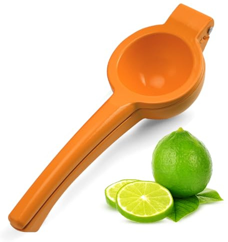 AEX Manual Lemon Squeezer - Aluminium Citrus Juicer Lime Orange Press Tool