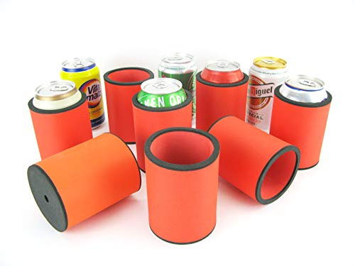 asiahouse24 Raffreddatore per bevande – Raffreddatore per birra – Raffreddatore per lattine standard da 0,33 l e 0,5 l in neoprene spesso per un migliore raffreddamento (set da 8 refrigeratori per