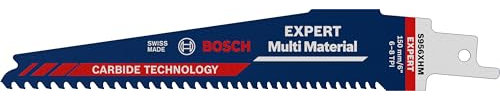 Bosch Professional 1x Hoja de sierra sable Expert `Multi Material` S 956 XHM (para Hierro fundido, Longitud 150 mm, accesorios Sierra sable)