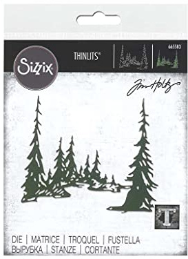 Sizzix Thinlits Stanzschablone hohen Kiefern von Tim Holtz, 665583