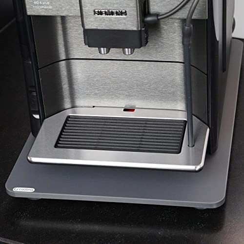 coolina PREMIUM Gleitbrett Rollbrett Gleiter für Kaffeevollautomat - passend für Siemens EQ Serie - aus Acryl Anthrazit