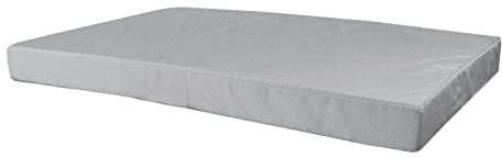 MyVorrei Sitz- oder Rückenkissen für Sessel für den Außenbereich und Garten, 80 x 120 cm, Dicke 10 cm, abnehmbarer Bezug mit Reißverschluss, Bezug 100 % Polyester